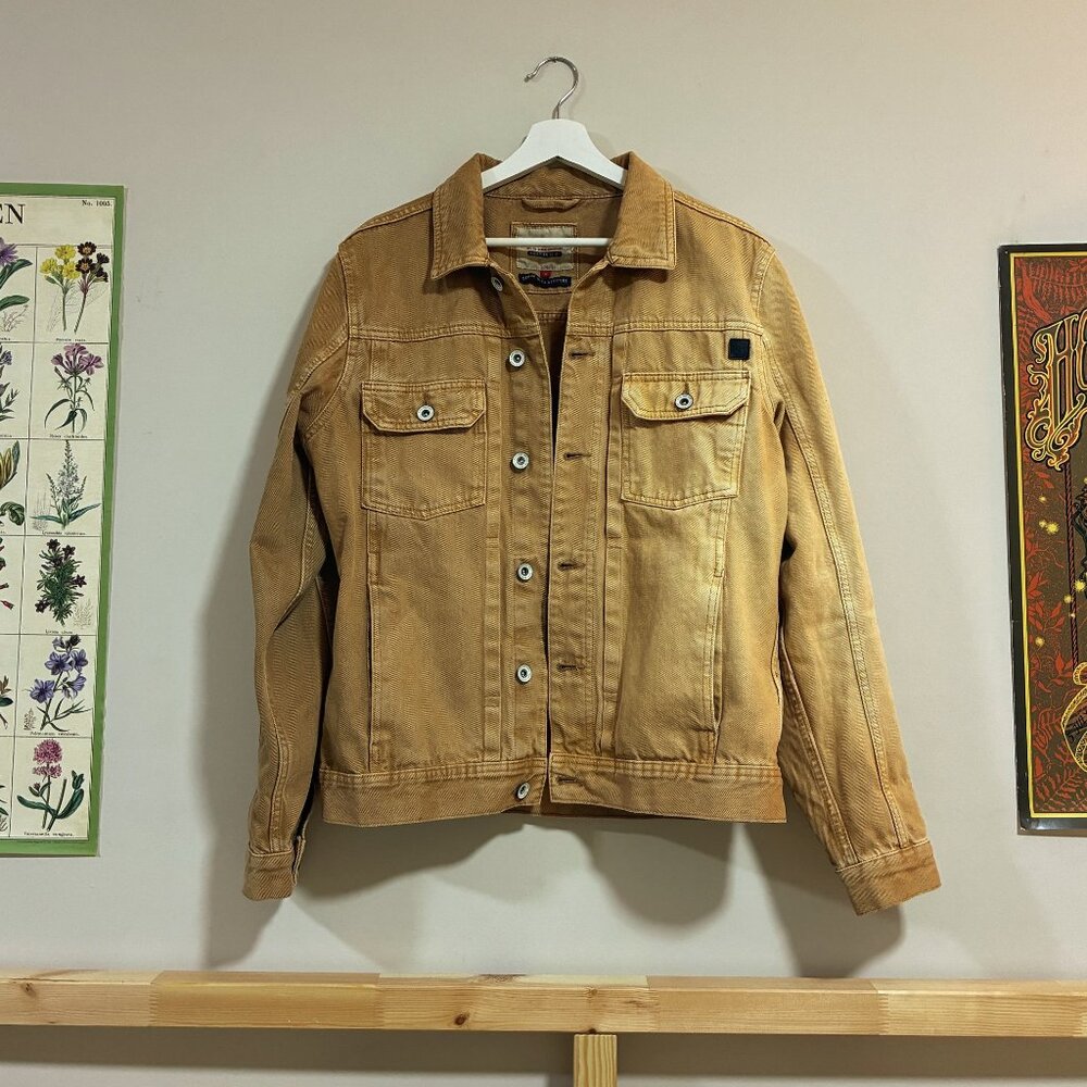 Light Brown Denim Cowboy Jacket